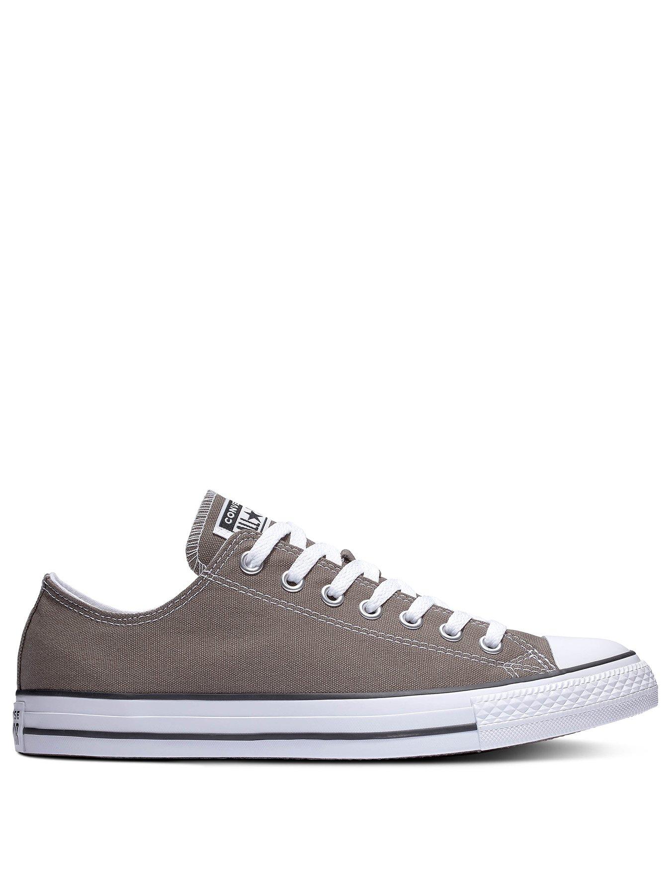 converse grey all star earthy buck ox trainers