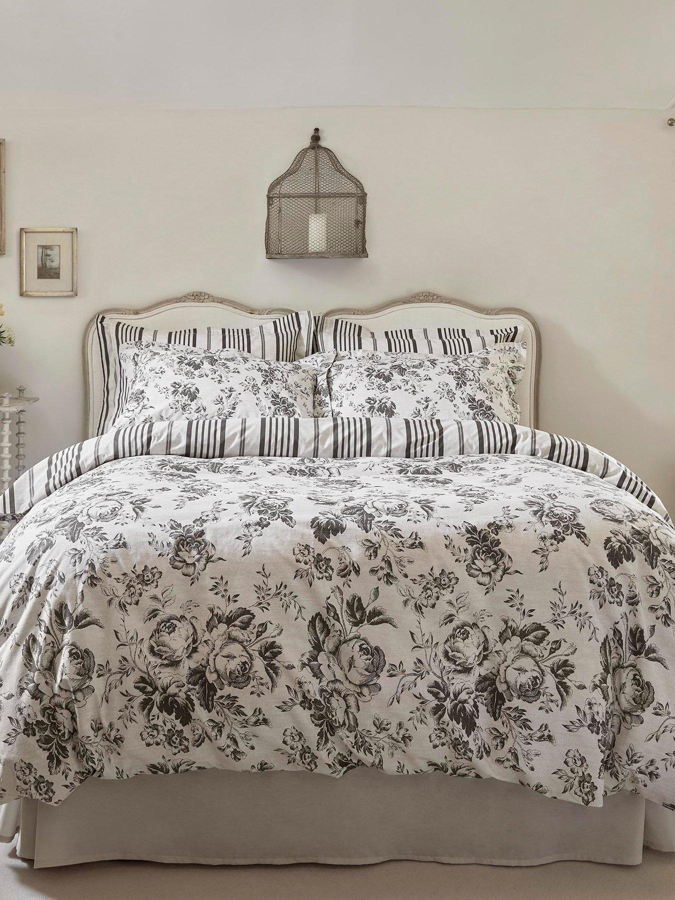 Super King Cabbages And Roses Julia Russet Duvet Cover Home
