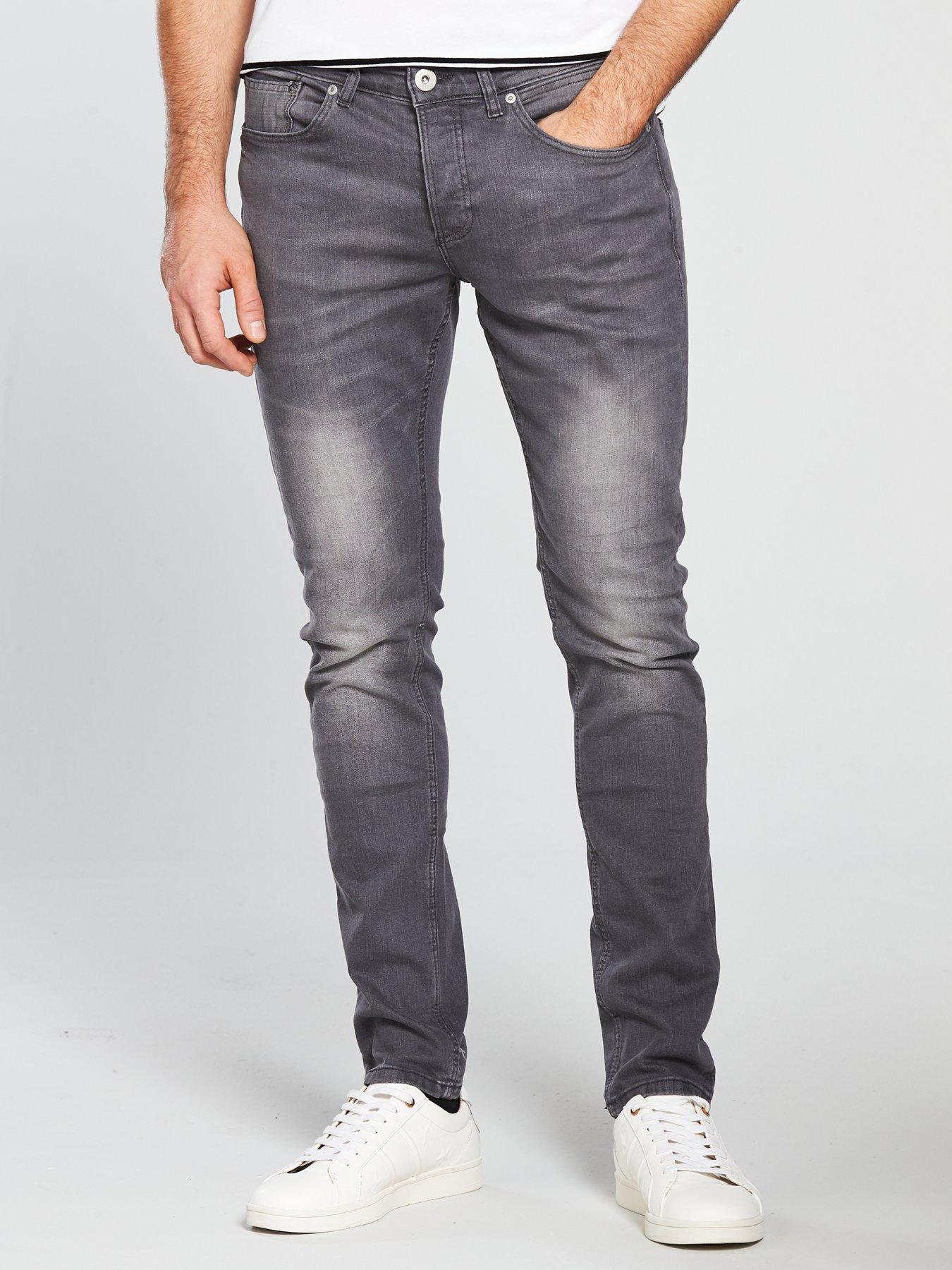 grey slim fit jeans