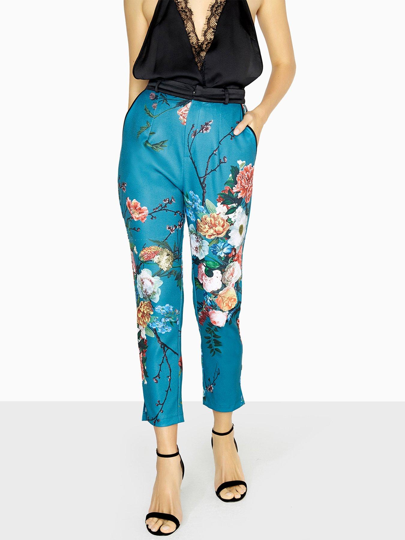 little mistress curve floral printed vintage maxi