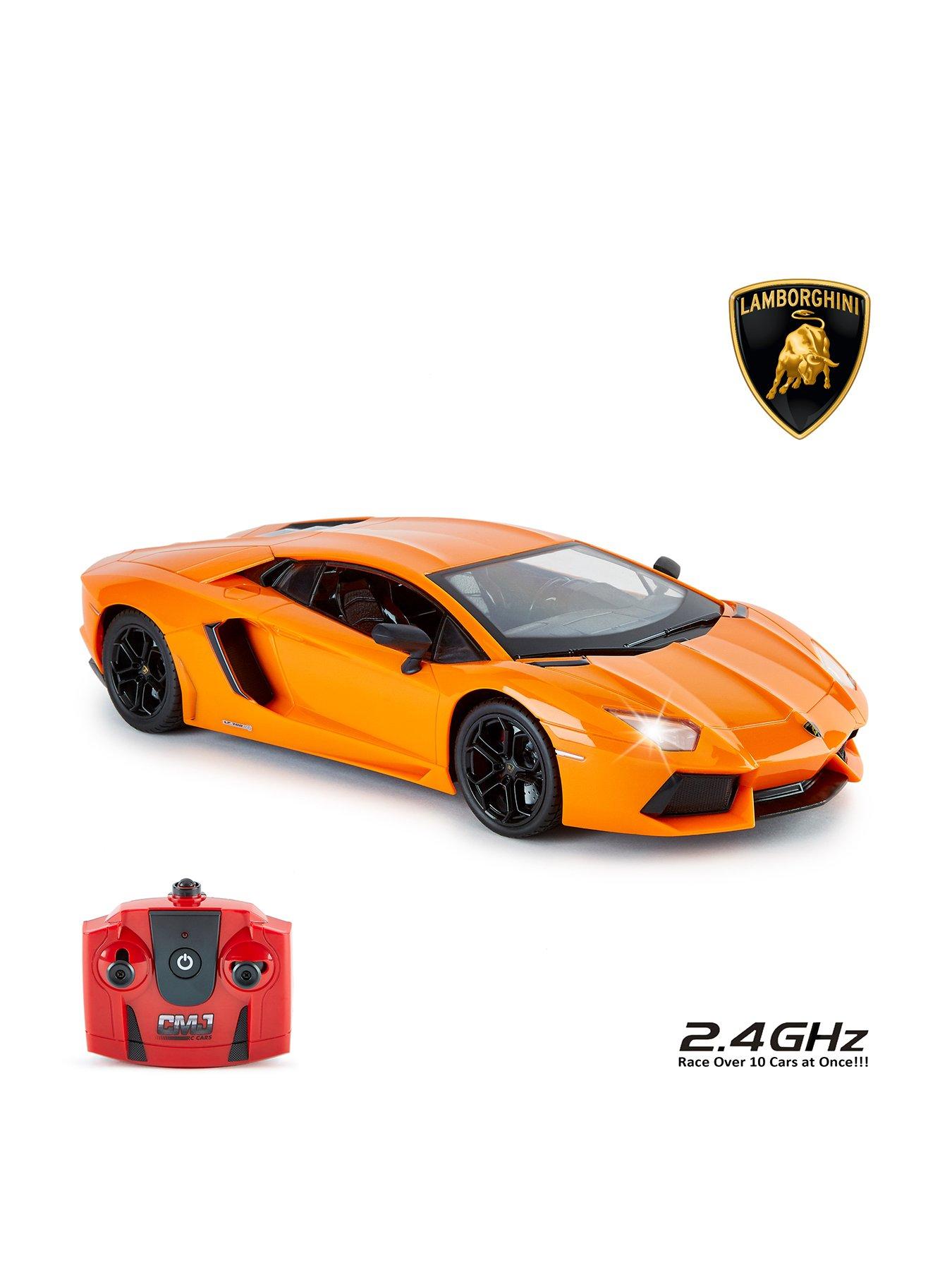 orange lamborghini remote control car