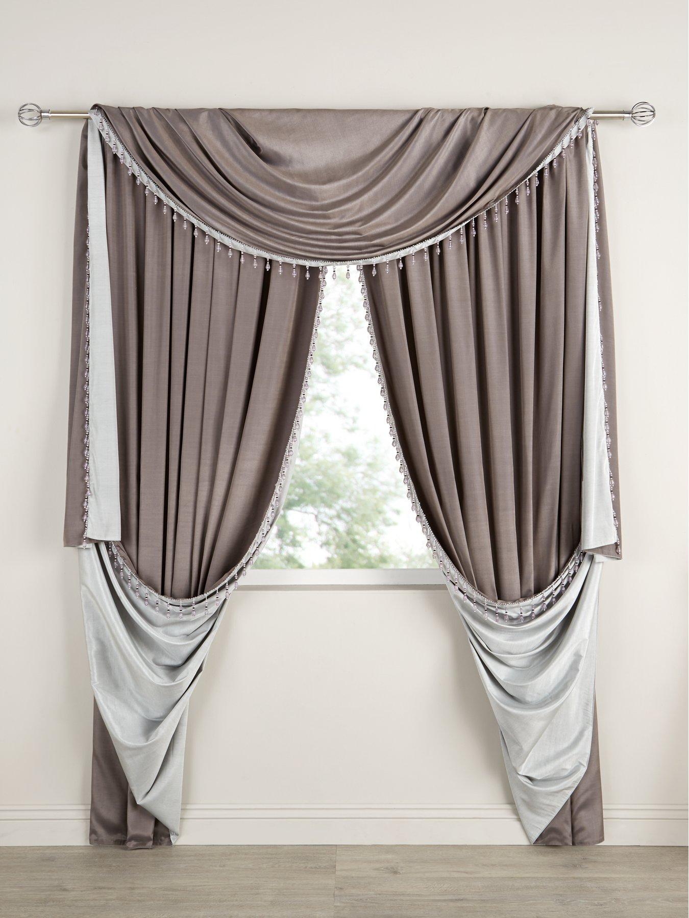 silk curtains
