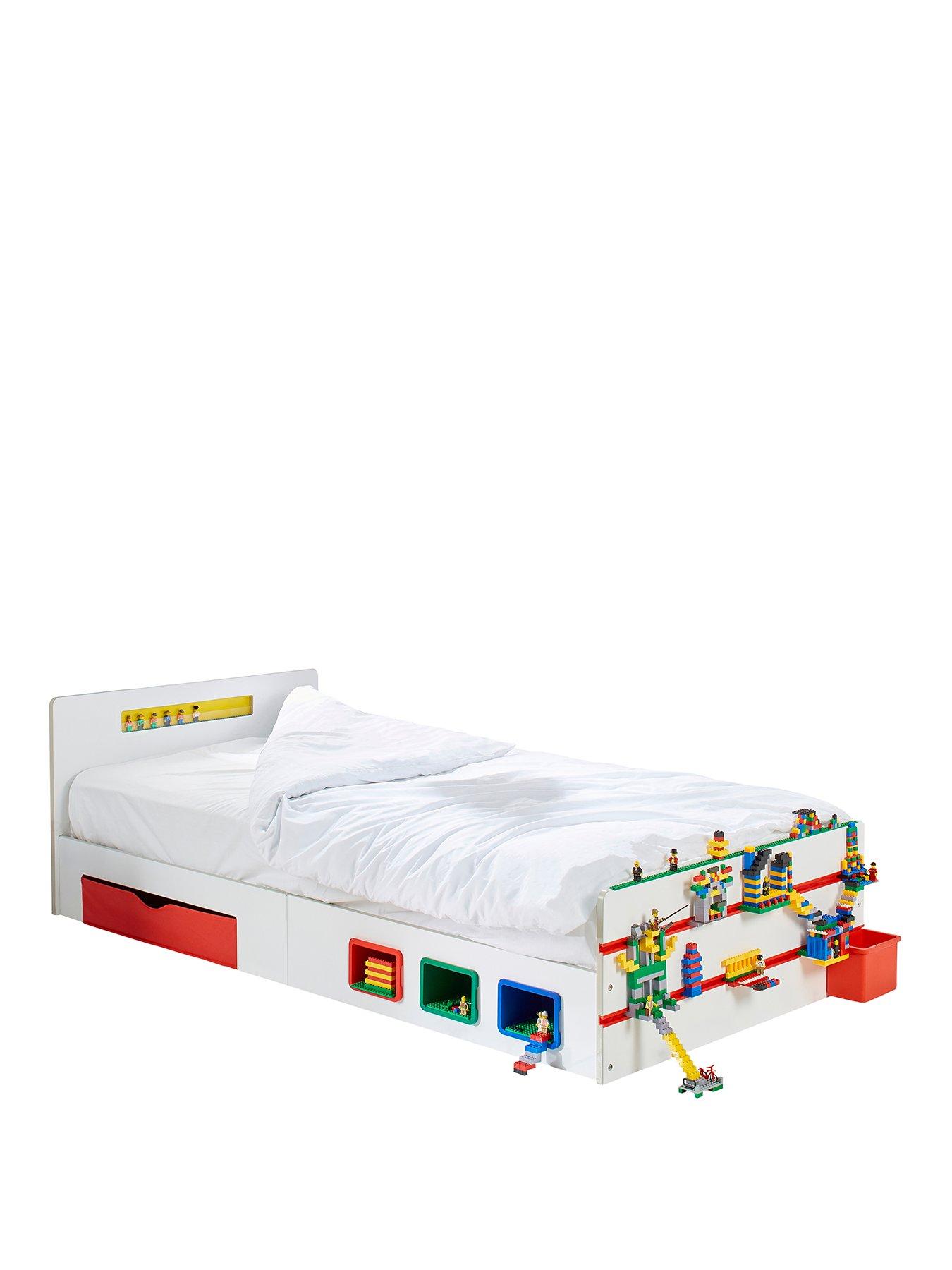 childrens single bed with storage