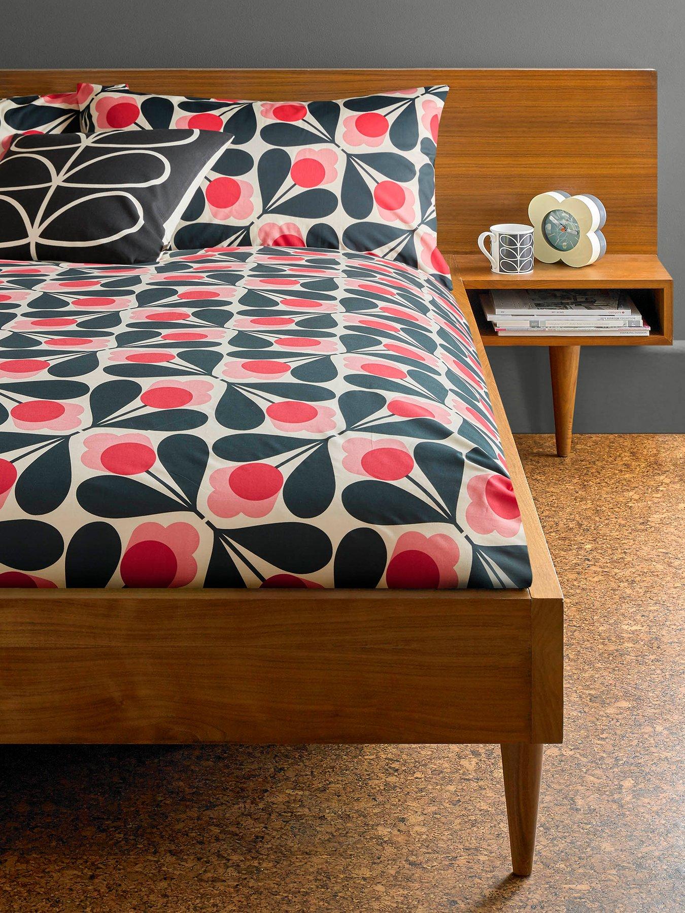 Orla Kiely House Sycamore Seed Cotton Duvet Cover Littlewoodsireland Ie