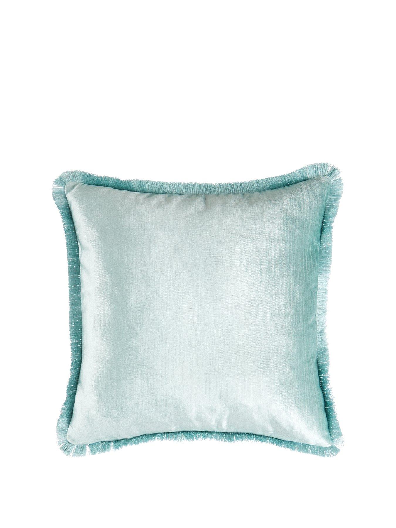 FRESH SPRUCE GREEN VELVET OBLONG CUSHION COVER Limited Stock