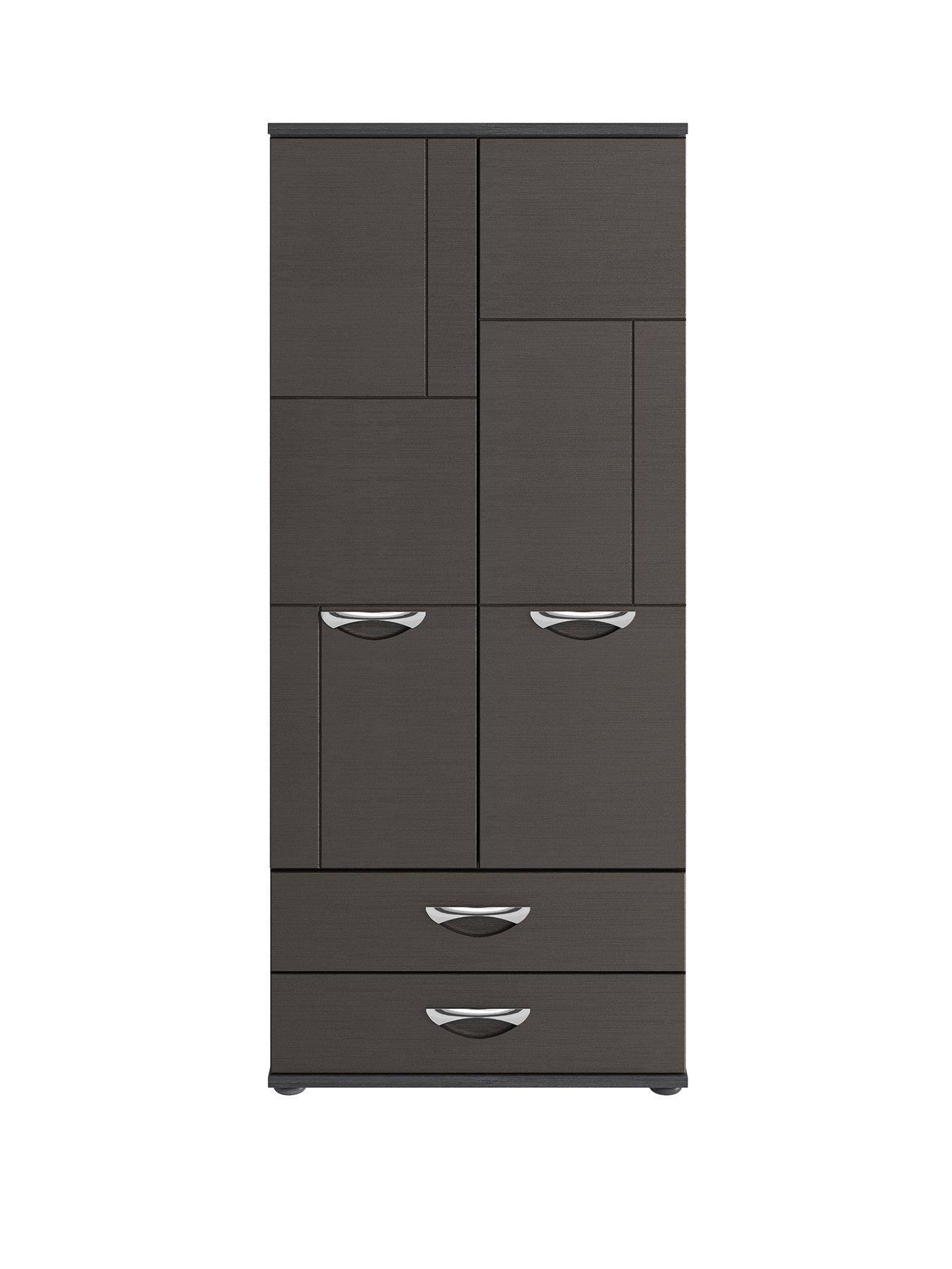 2 Drawers Double Wardrobe Consort Wardrobes Home Garden