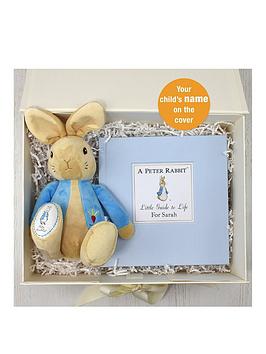 signature-gifts-personalised-peter-rabbit-guide-to-life-plush-toy-gift-set