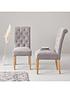 pair-of-fabric-scroll-back-dining-chairs-greystillFront