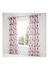 catherine-lansfield-woodland-friends-easy-care-eyelet-lined-curtainsfront