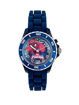 spiderman-ultimate-spiderman-printed-dial-blue-silicone-strap-kids-watch