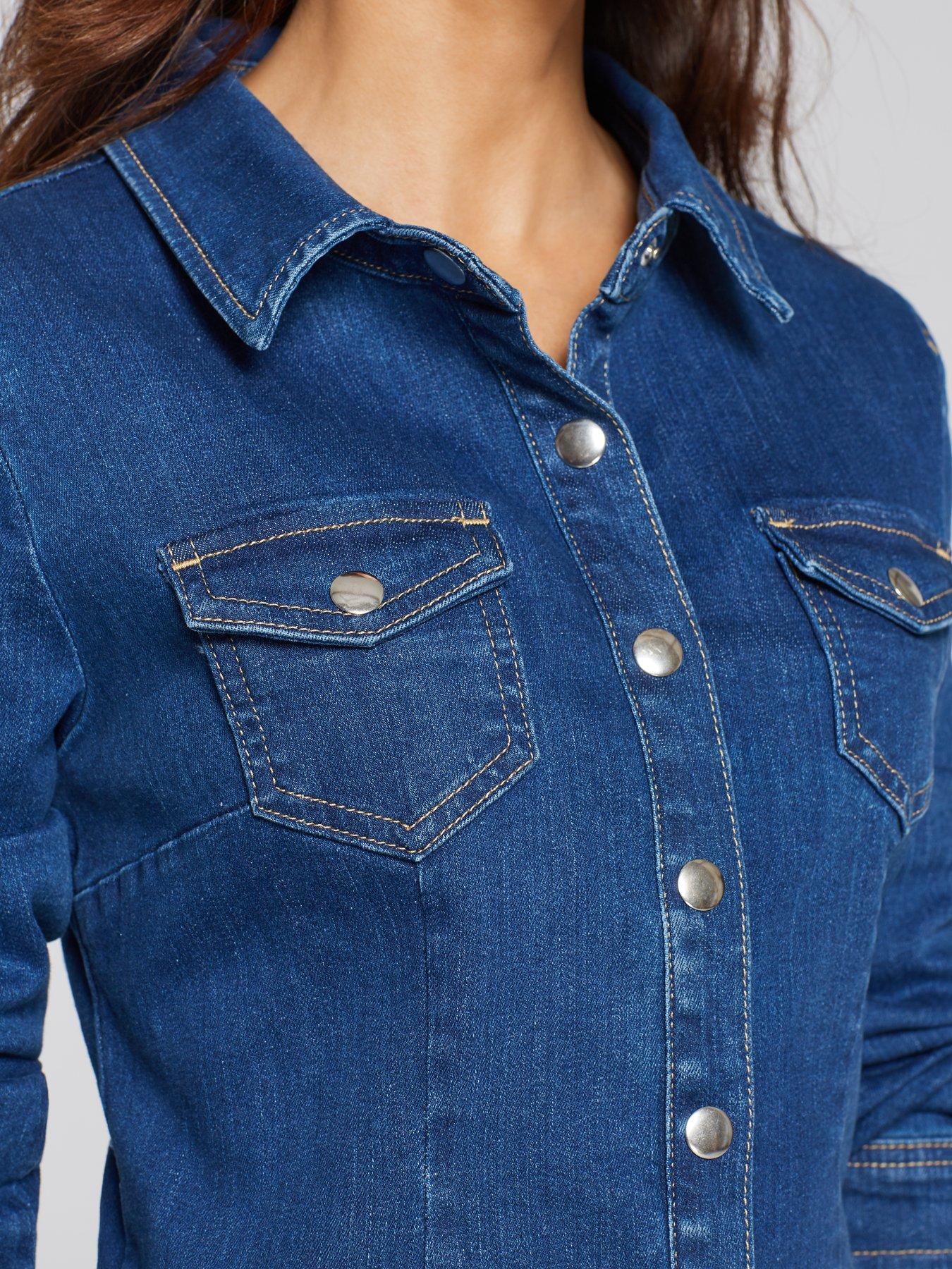 michelle keegan denim dress littlewoods