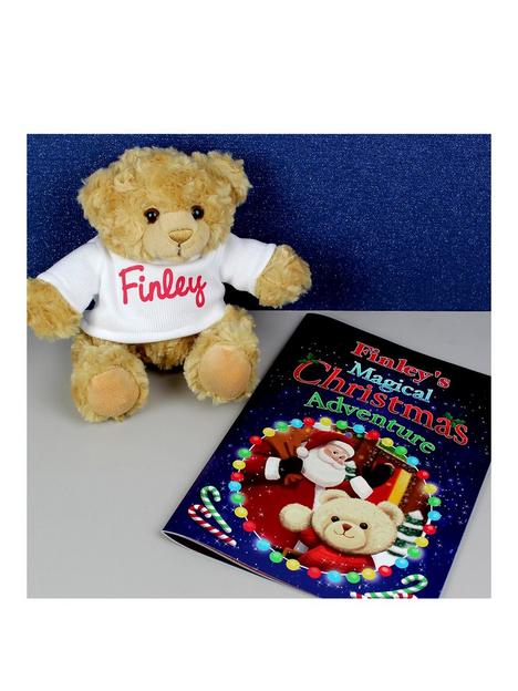 personalised-magical-christmas-book-and-bear-gift-set