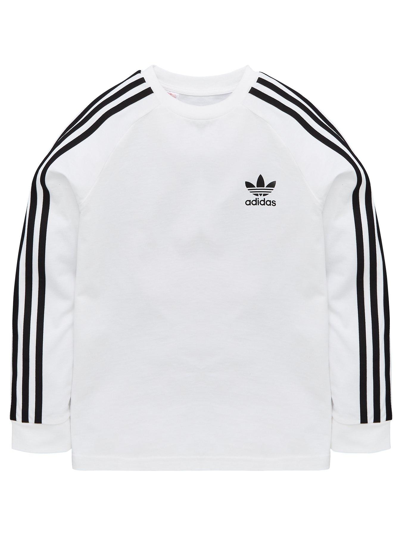 adidas striped long sleeve