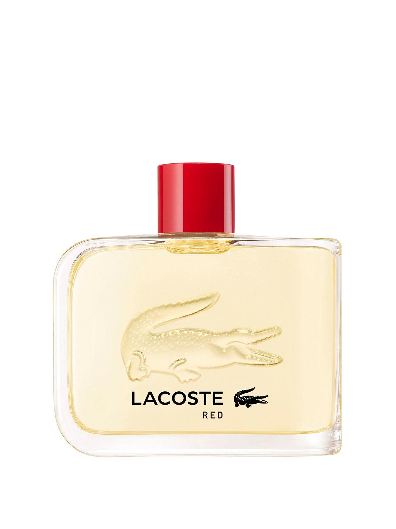 lacoste eau de toilette pour homme red