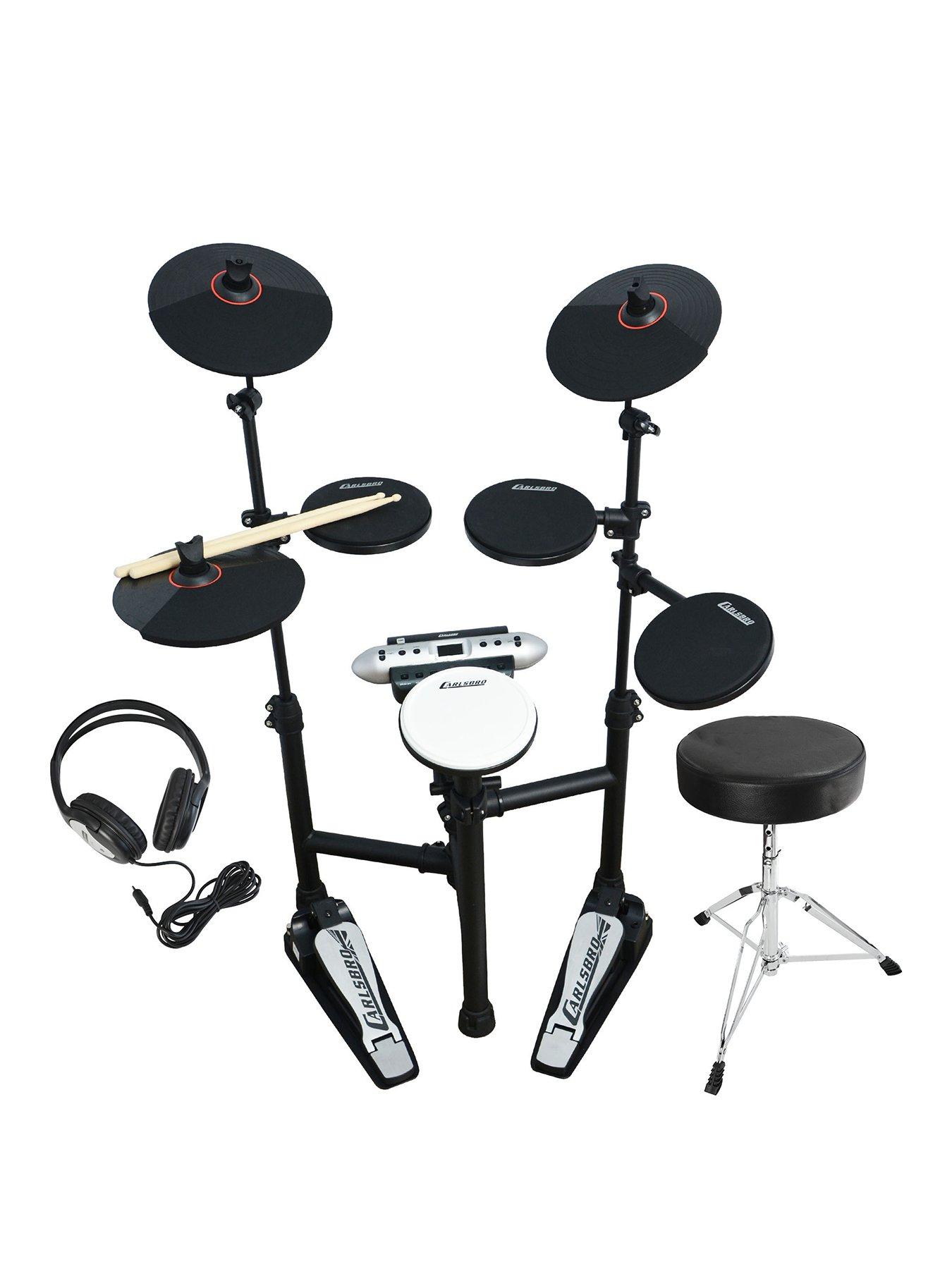Carlsbro Compact Electronic Drum Kit Bundle With Free Online Music Lessons Littlewoodsireland Ie
