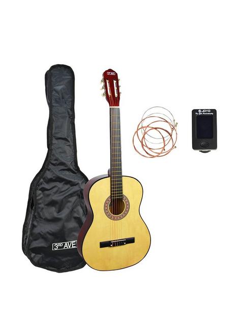 3rd-avenue-full-size-classical-guitar-pack-natural-with-free-online-music-lessons