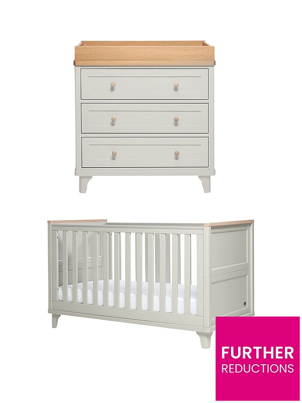 Mamas Papas Lucca Cot Bed And Dresser Changer