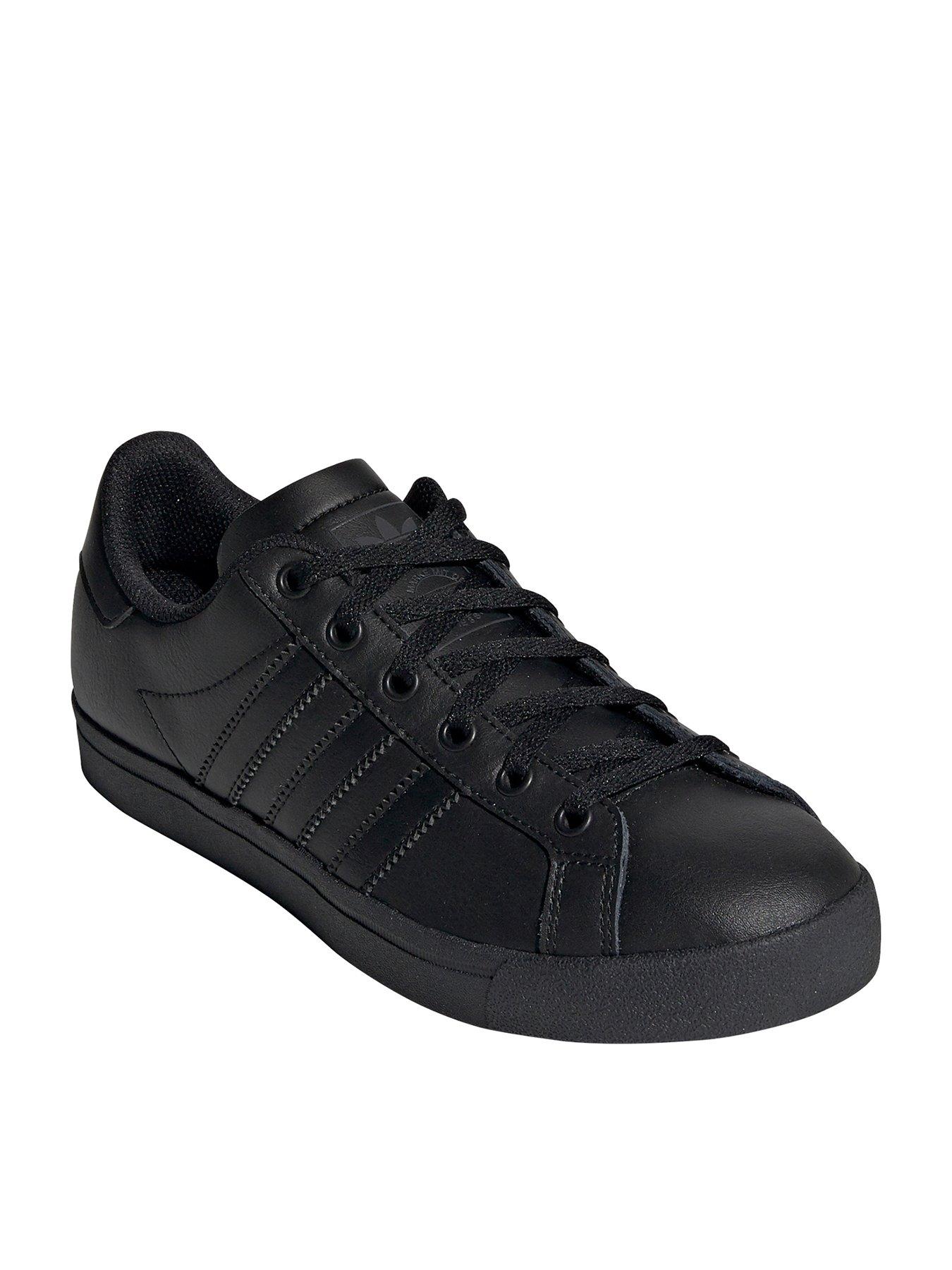 black trainers junior size 2