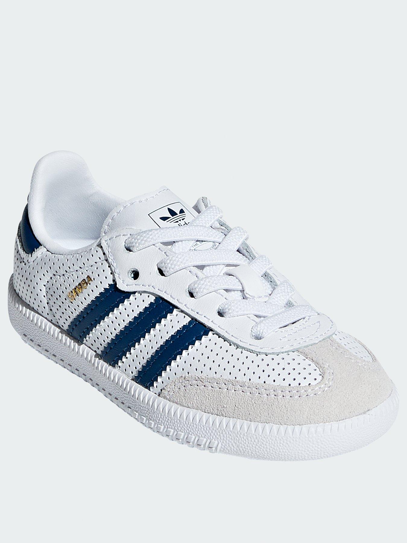 samba white blue