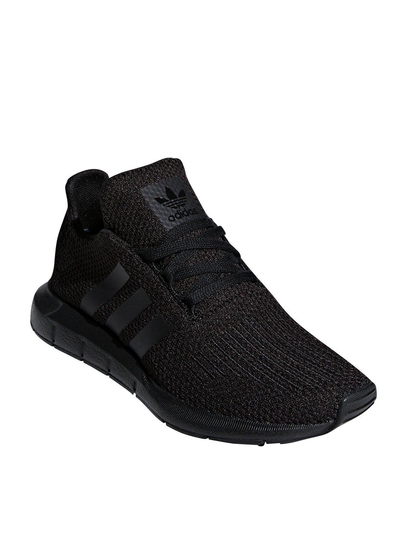 black adidas swift trainers