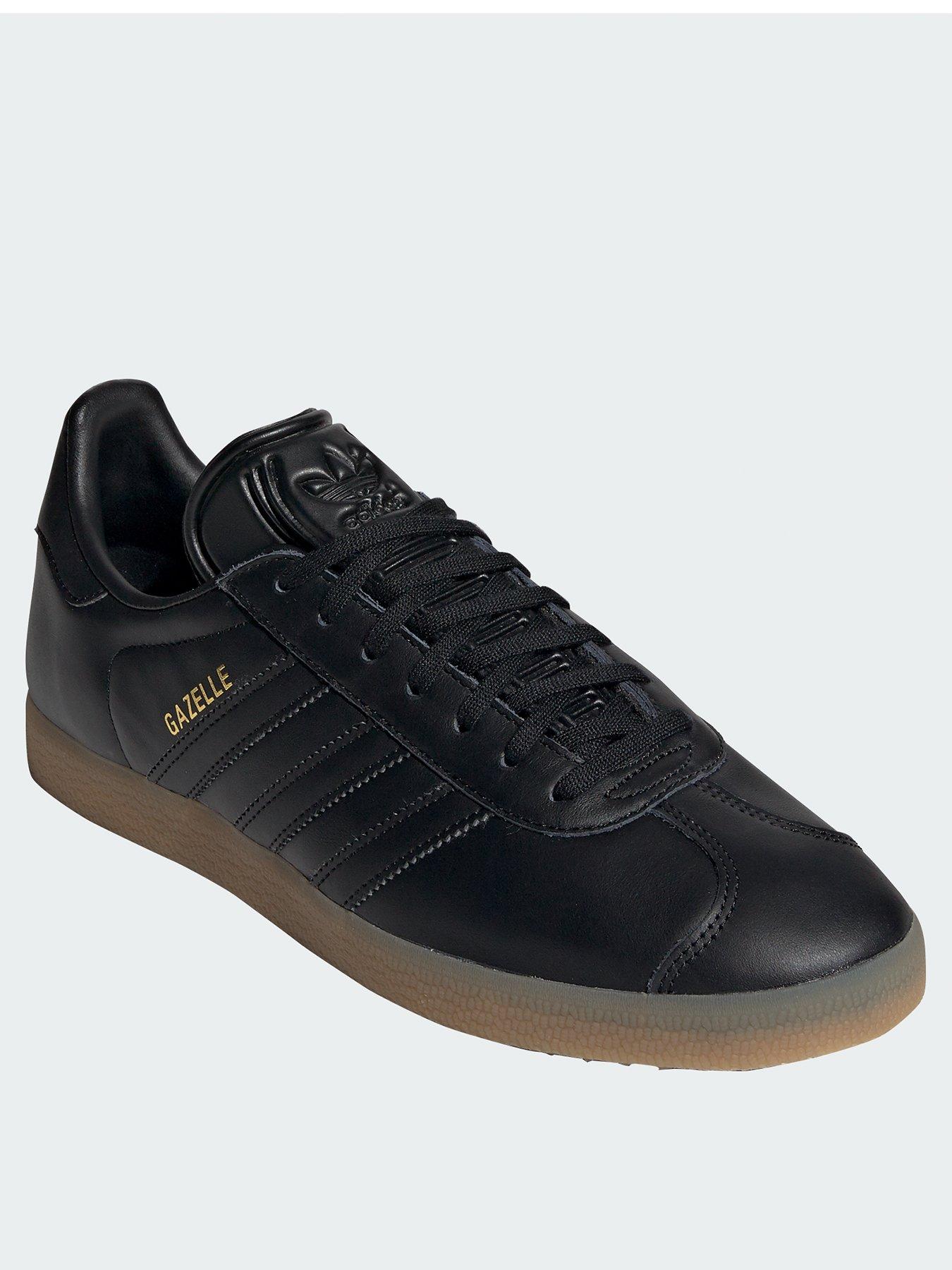 adidas gazelle trainers grey black gum