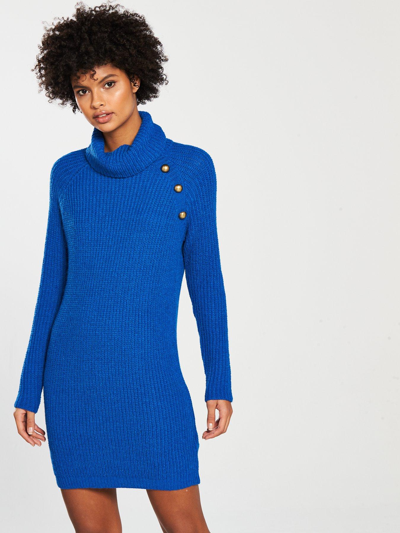 petite knitted jumper dress
