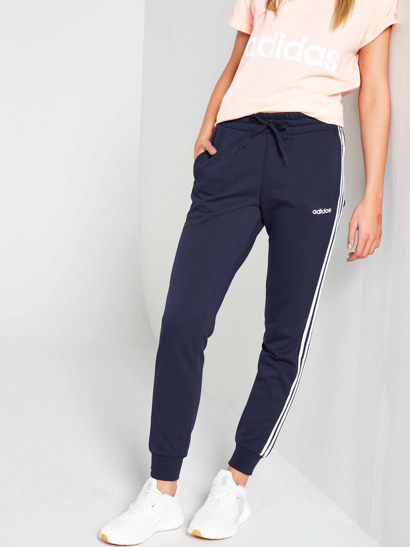 adidas navy skinny joggers