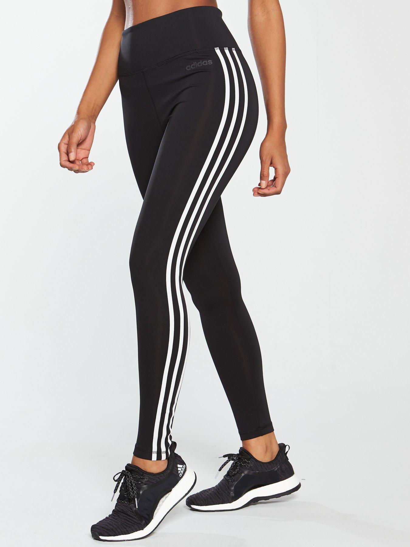 striped high waisted leggings