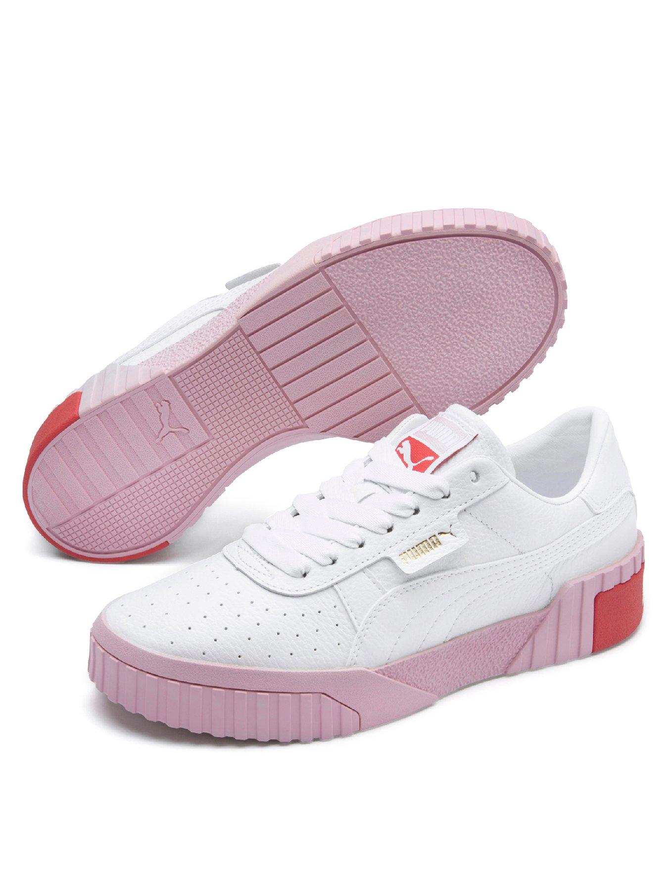 pink and white pumas