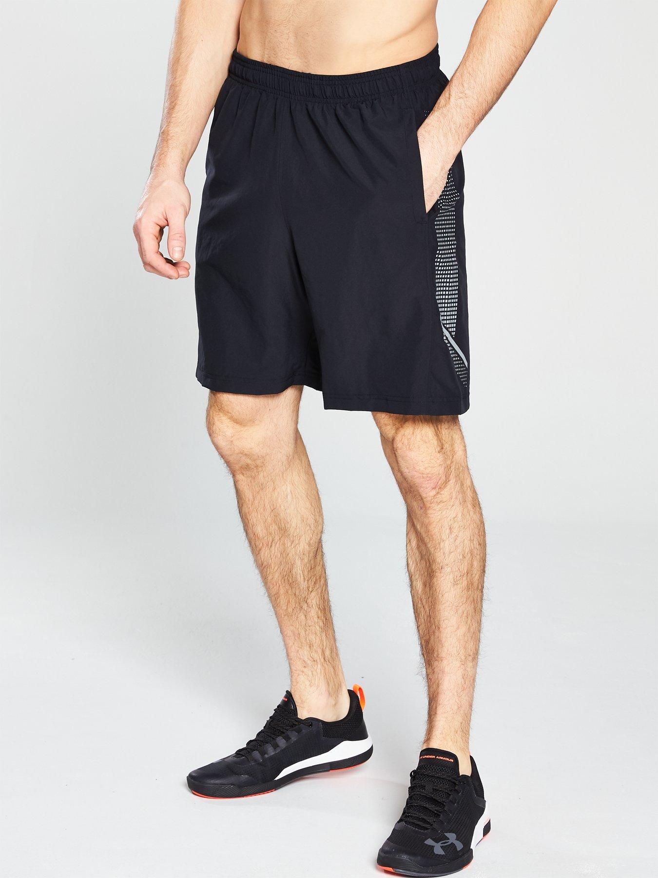 woven graphic short