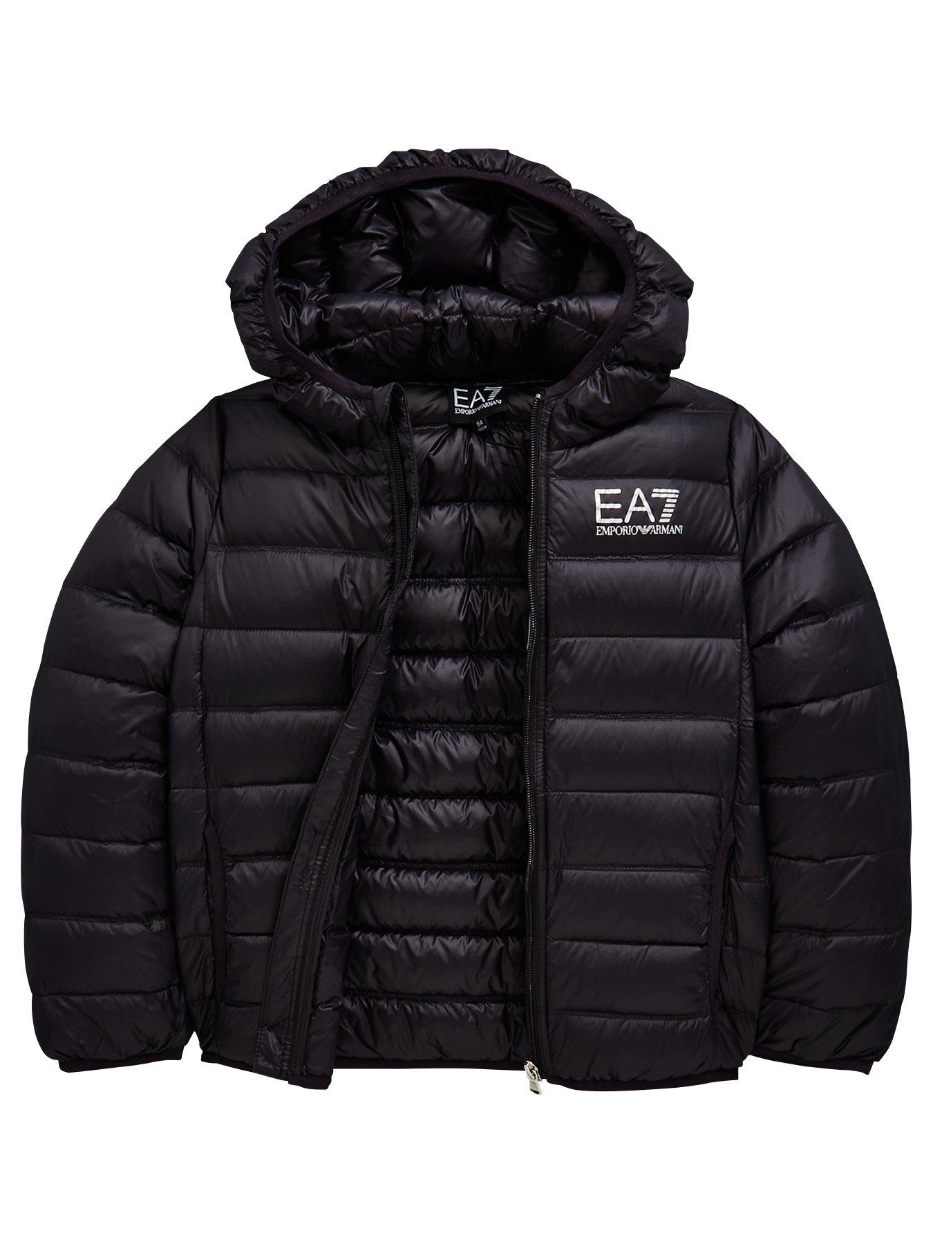 Lightweight Down Quilted Jacket - Black 
