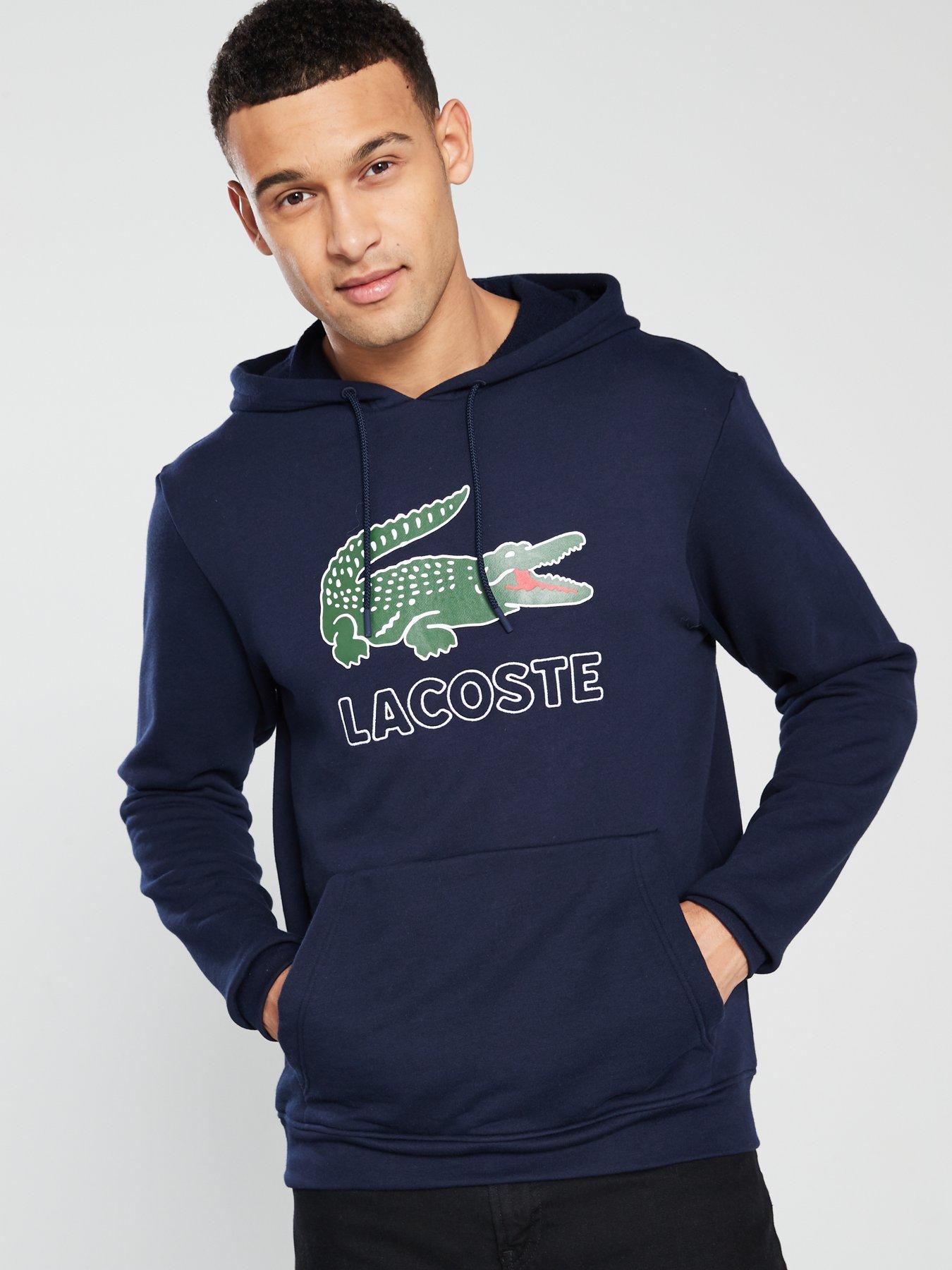 lacoste hoodie big croc