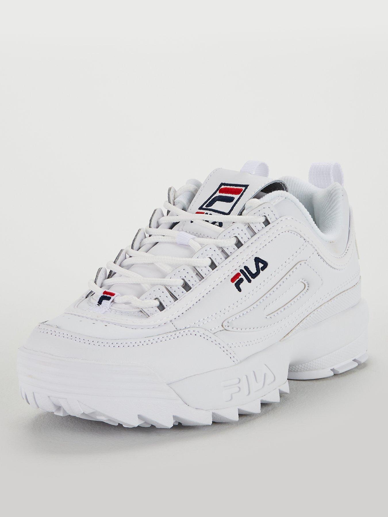 white disruptor fila