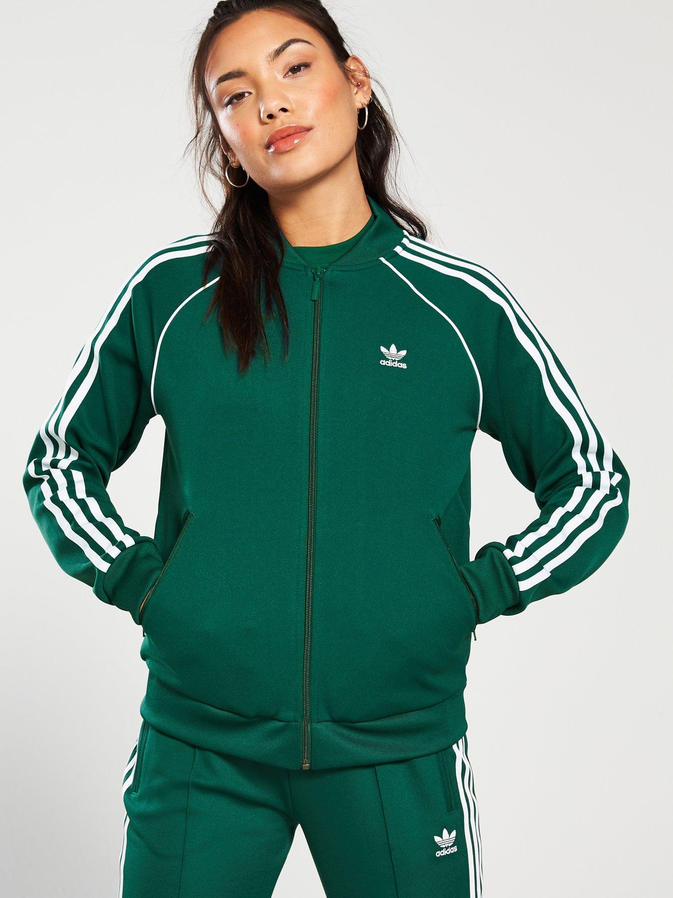 womens green adidas jacket