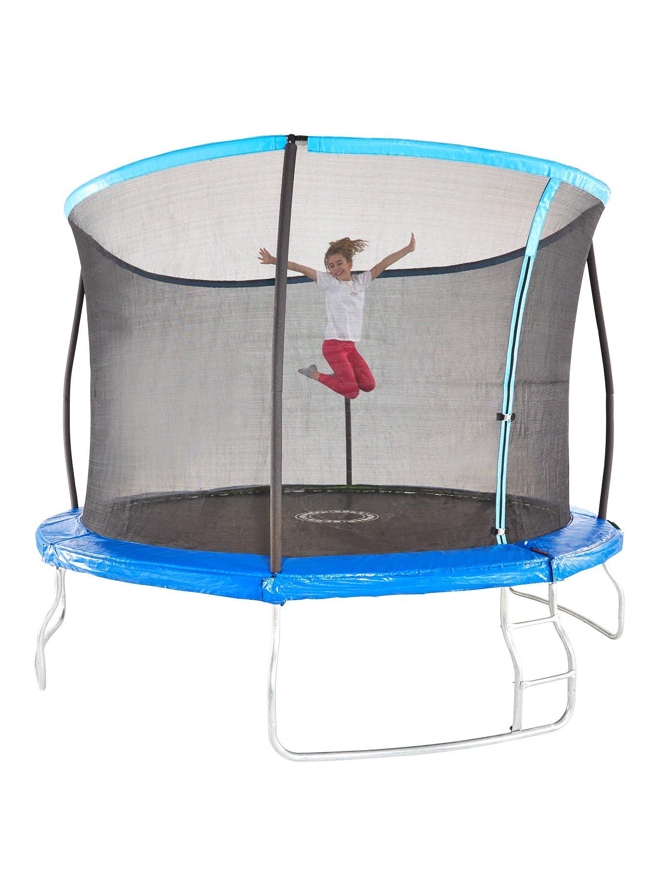 Sportspower 12ft Trampoline With Easi Store Folding Enclosure Flip Pad Littlewoodsireland Ie