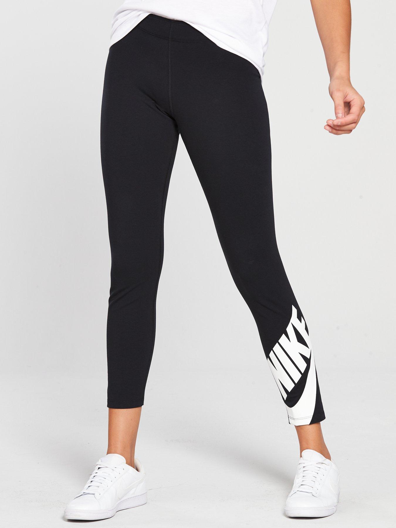 Details about Nike Pro Ladies Training Fitness Trousers Leggings Leggings Tights Black AO9968 