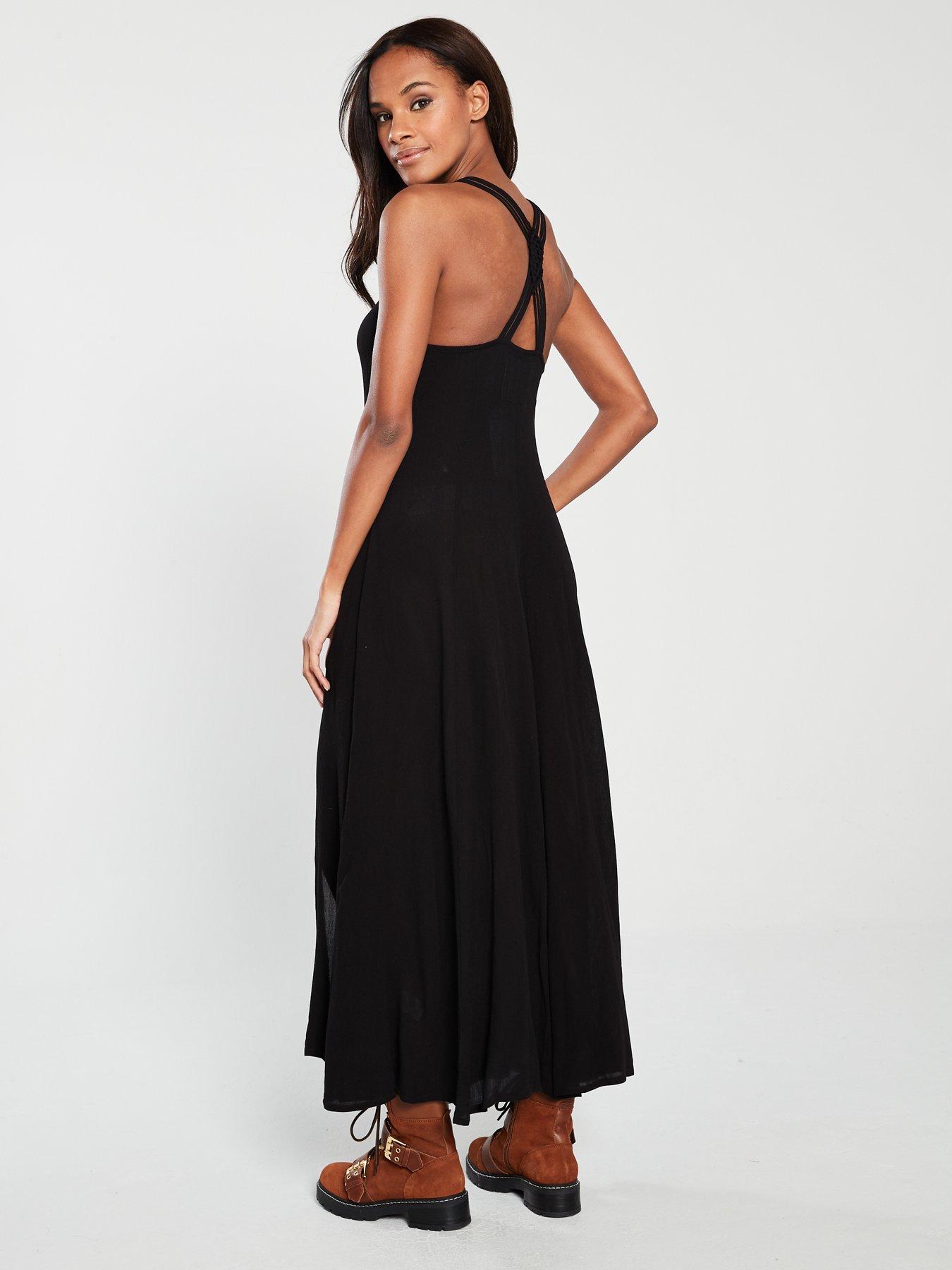 superdry carissa macrame maxi dress