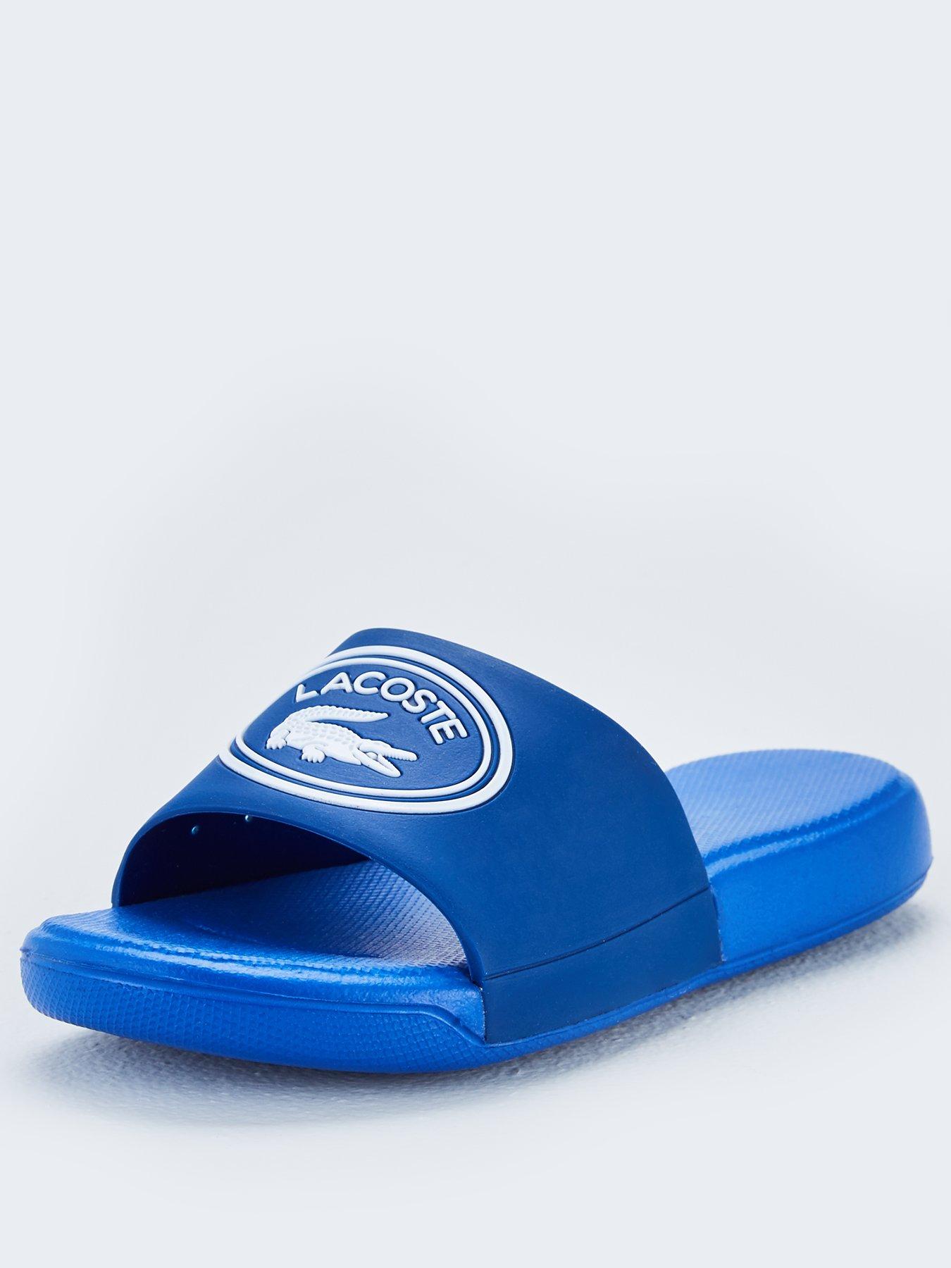 boys lacoste sliders