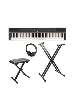yamaha-p-125-digital-piano-with-stand-bench-headphones-and-online-lessons