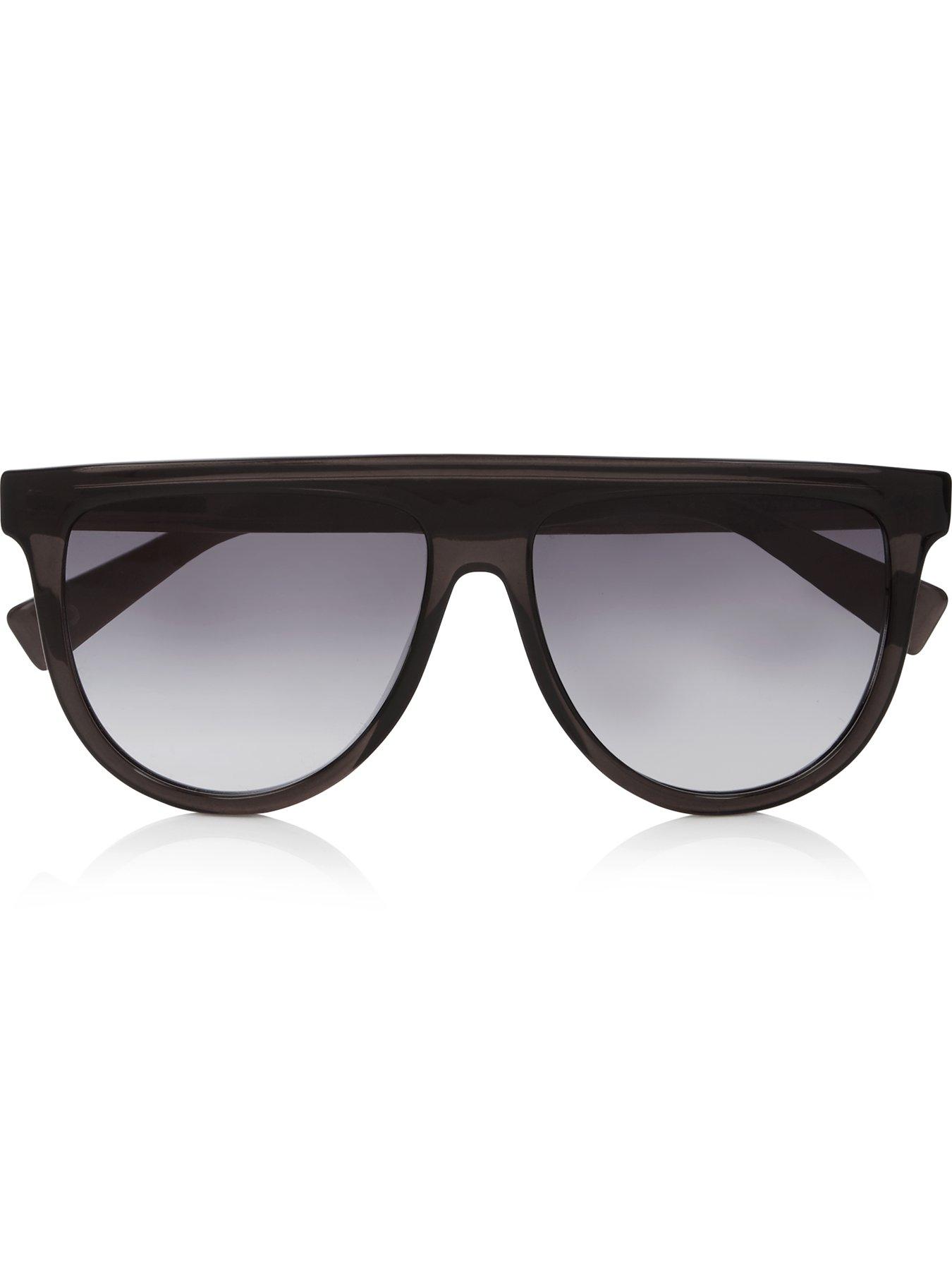 flat top ombre sunglasses