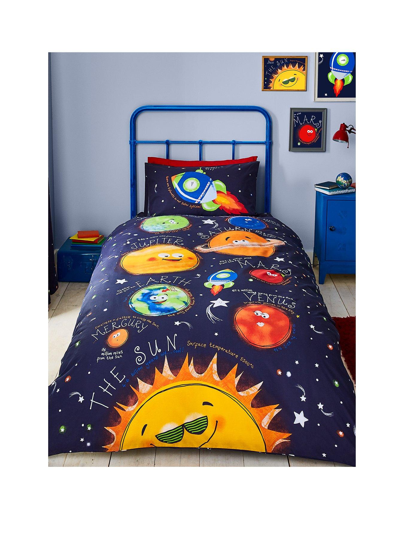 Catherine Lansfield Happy Space Single Duvet Cover Set