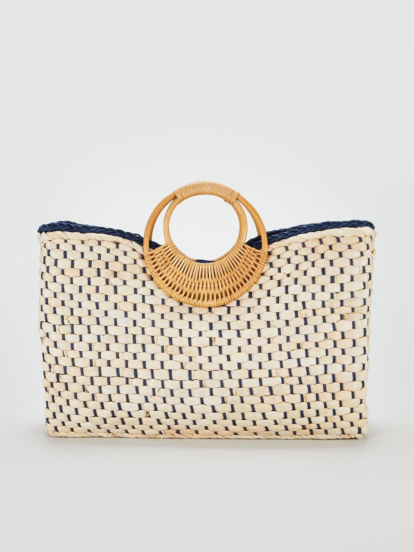 nicole miller basketweave luggage