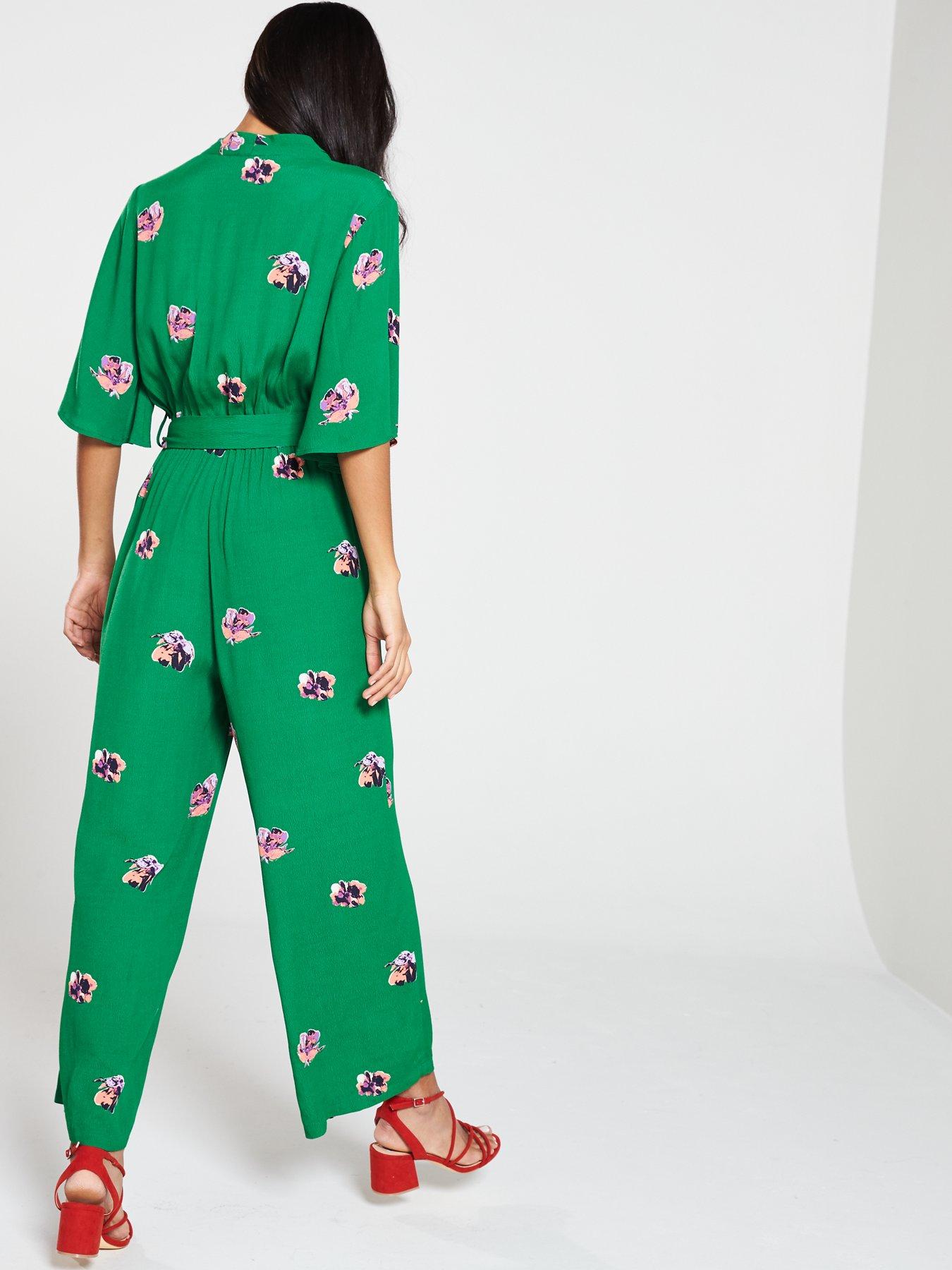 yas jumpsuit green