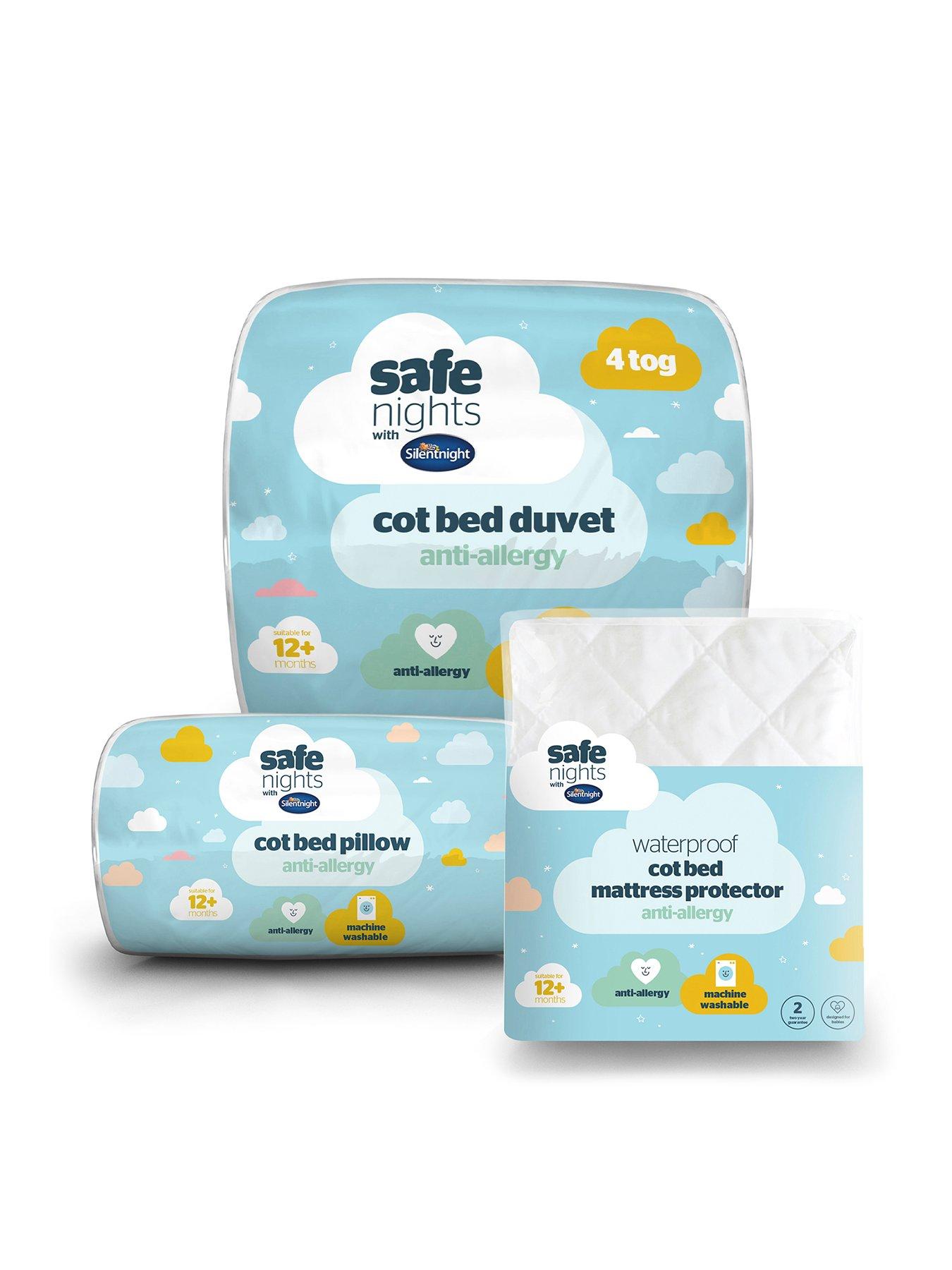 silent night cot bed mattress protector