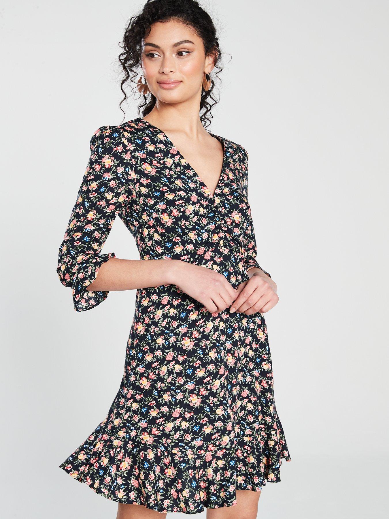 oasis camilia floral skater dress