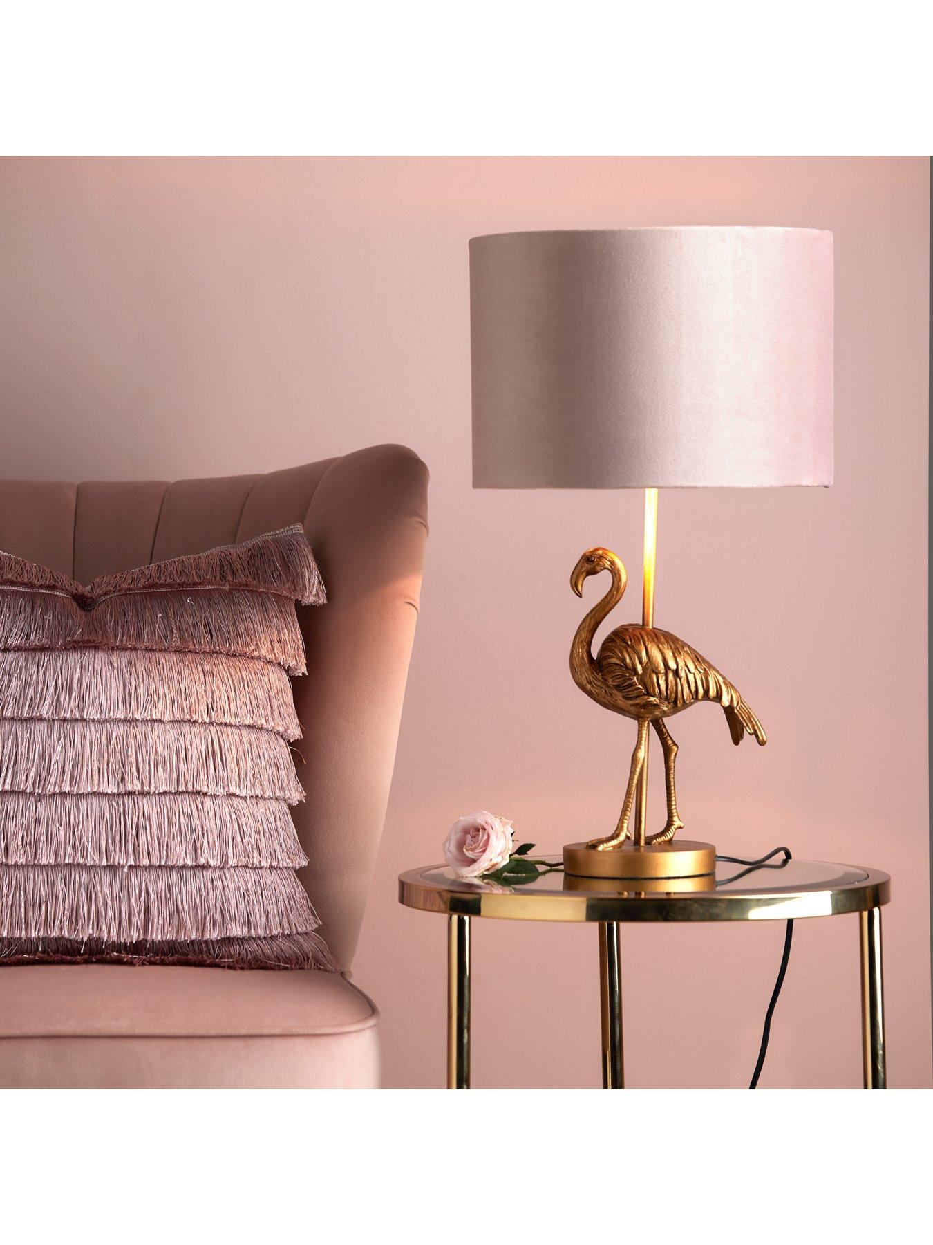 pink flamingo table lamp