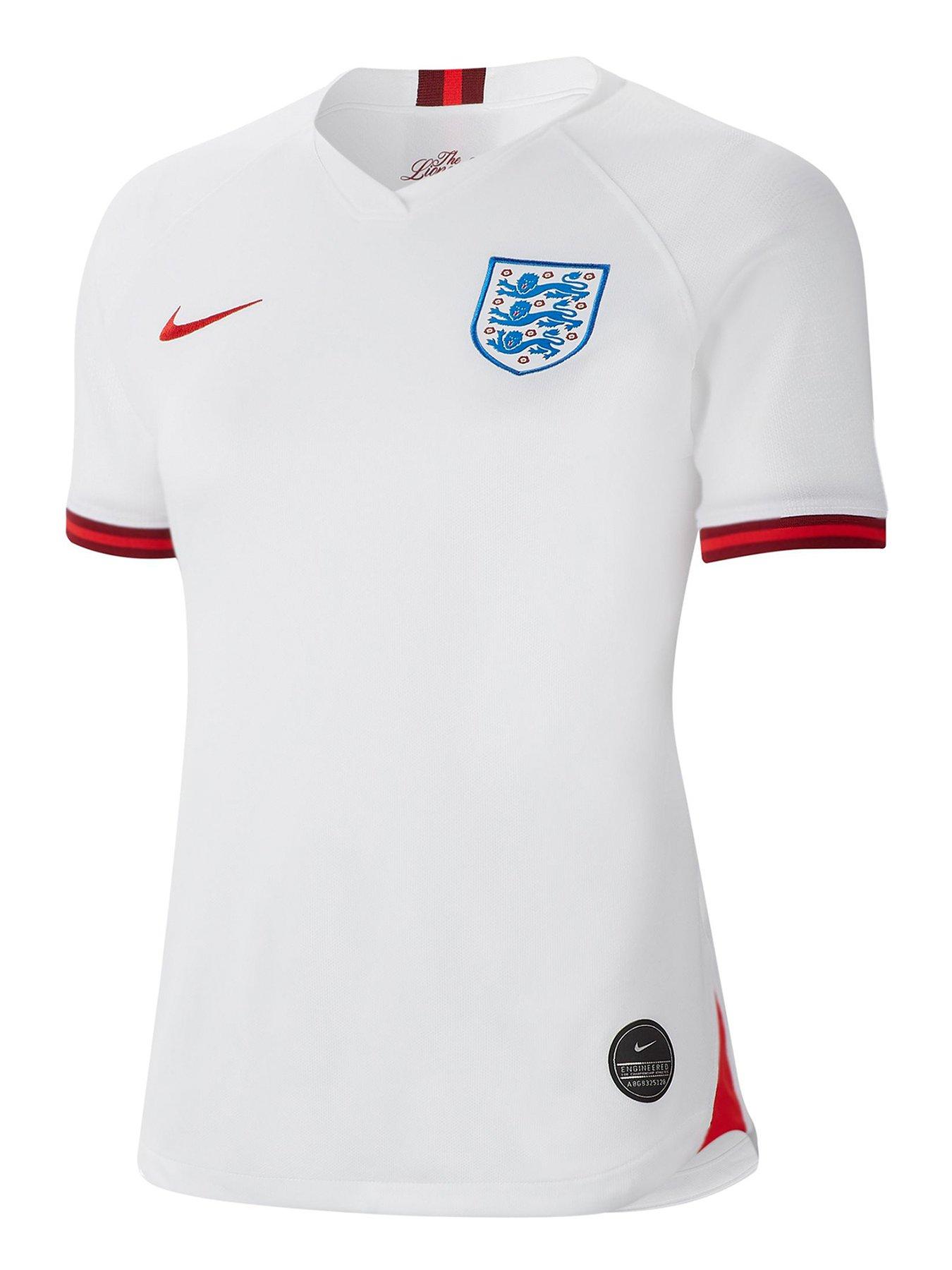 Nike Women S England 19 20 Home Short Sleeved Shirt White - nike england 1 roblox