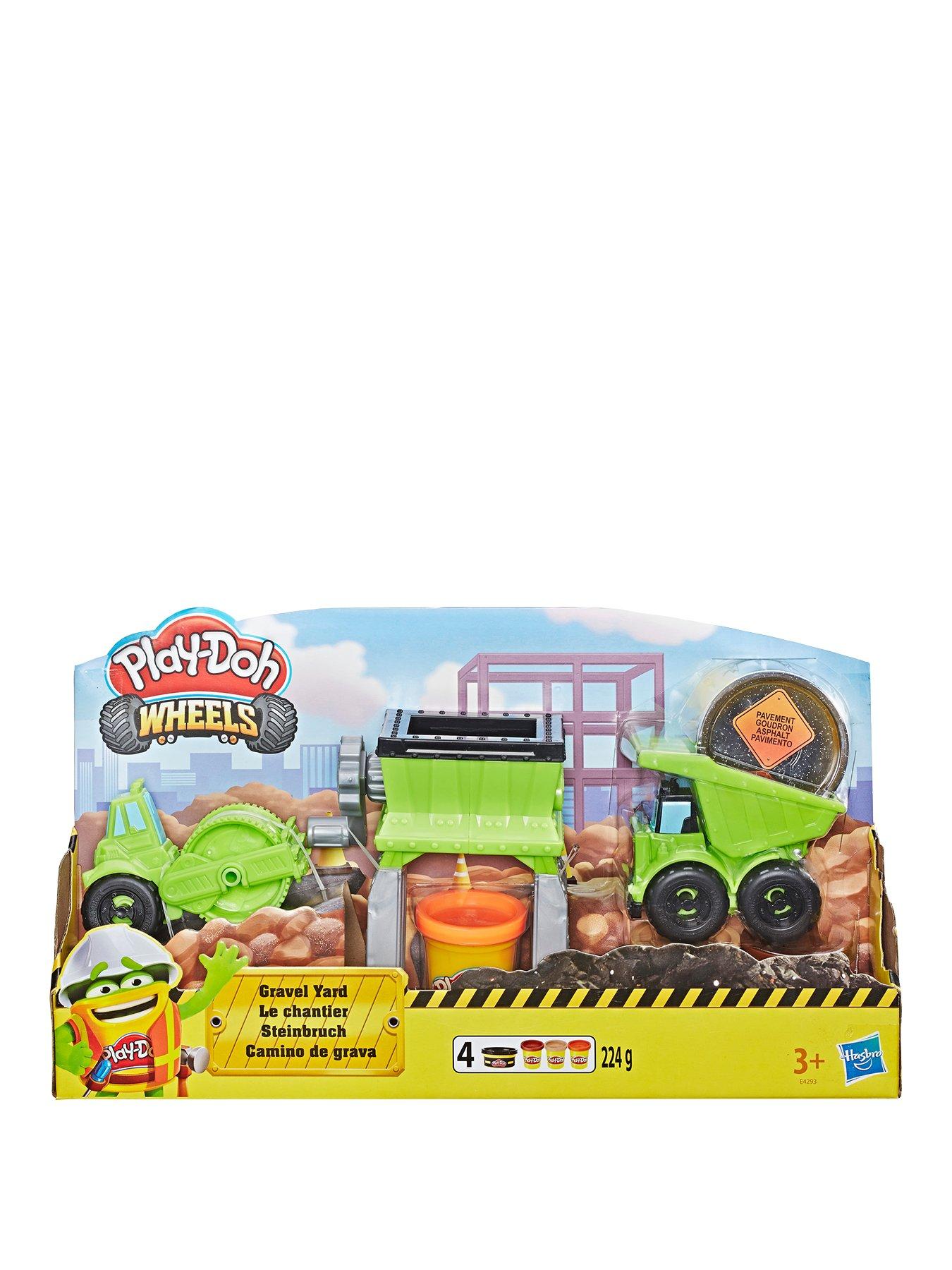 play doh wheels gravel yard construction