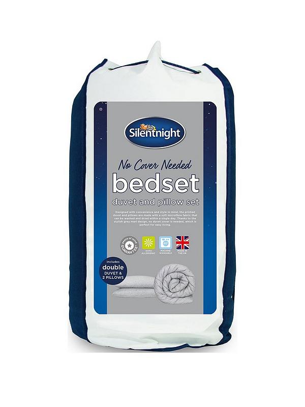 Silentnight No Cover Needed Washable 13 5 Tog Duvet And Pillow Set