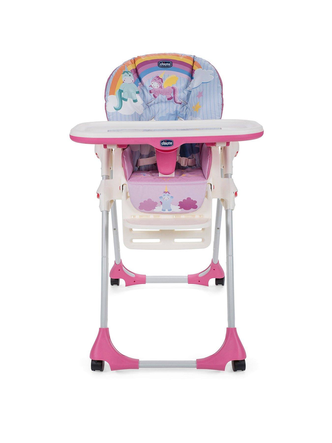 chicco polly highchair lilla